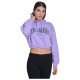 Target Γυναικείο φούτερ Loose Cropped Hoodie Fleece "Los Angeles"